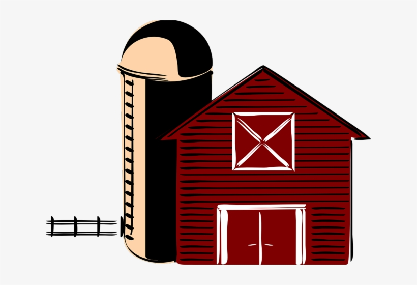 Barn Clipart Barn Silo - Farm Clip Art, transparent png
