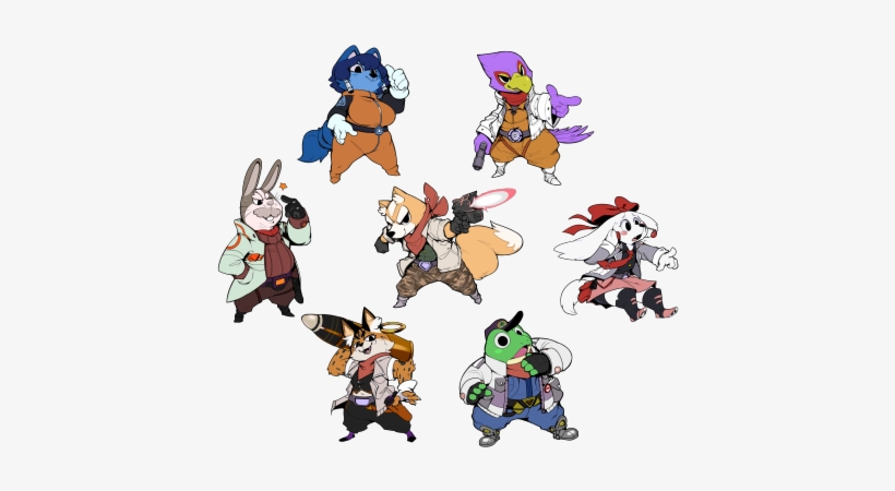 2 - Star Fox 2 Star Wolf, transparent png