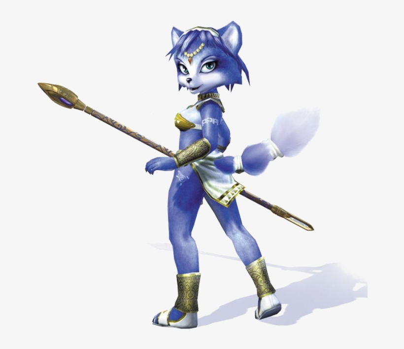 Wielding Her Staff, Krystal Could Easily Replace Wolf - Krystal Star Fox Adventure, transparent png