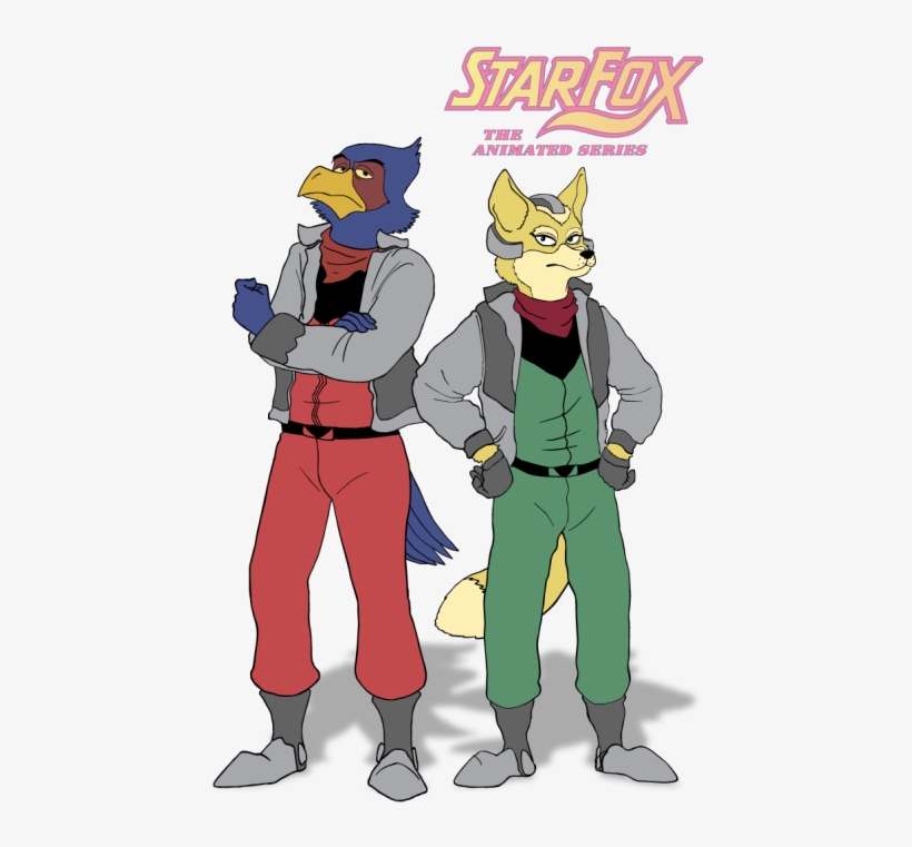 Fox Mccloud And Falco Lombardi From Star Fox - Fox Mccloud A Fox In Space, transparent png