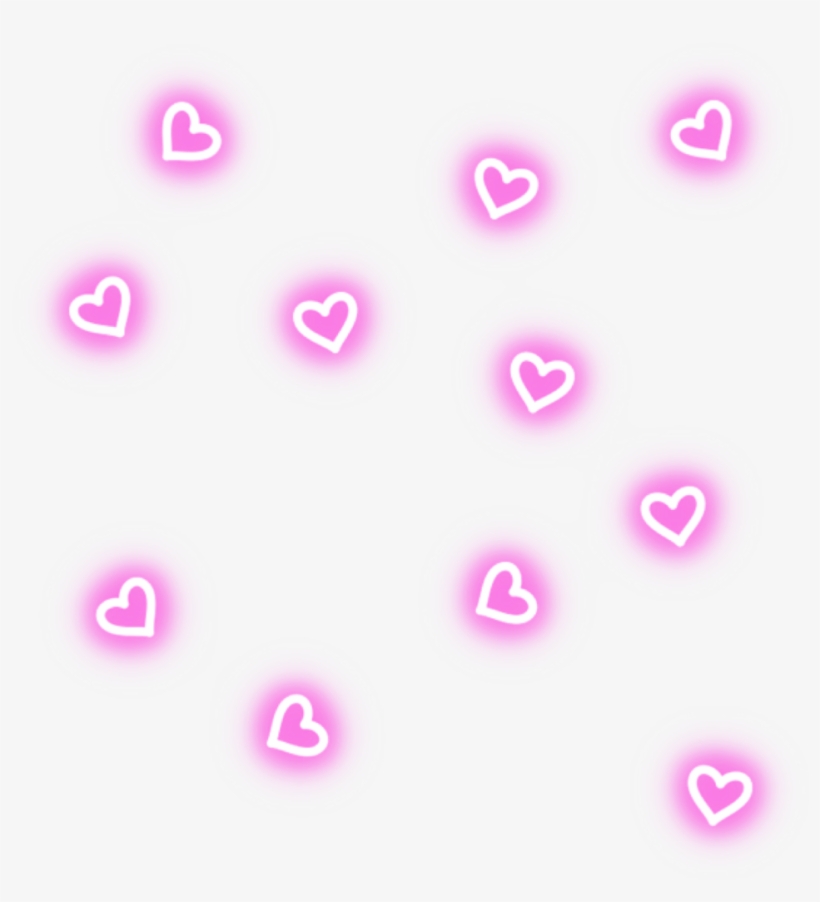 Neon Hearts Neonlights Neonhearts Pattern Pink - Fondos De Camila Cabello, transparent png