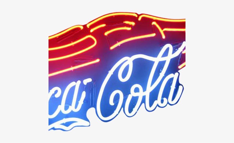Neon Lights Png Coca Cola, transparent png