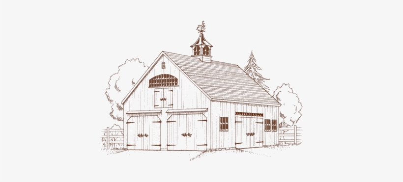 22' X 36' Barn Model On Display - Timber Framing, transparent png