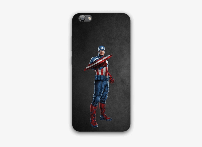 Captain America Vivo V5 Mobile Case - Captain America, transparent png