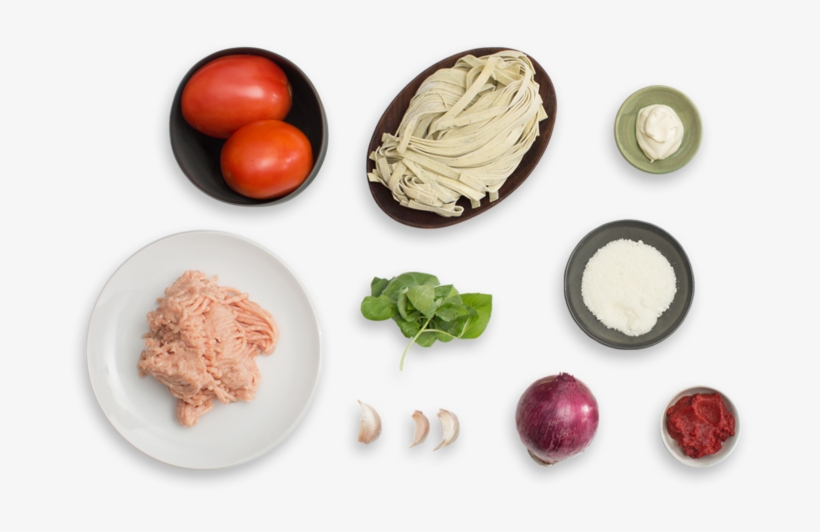 Chicken & Basil Fettuccine Pasta With Mascarpone & - Plum Tomato, transparent png