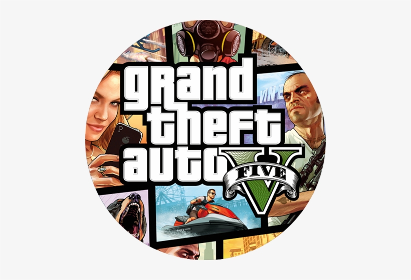 Download Transparent Gta Png - Grand Theft Auto 5 Round - PNGkit
