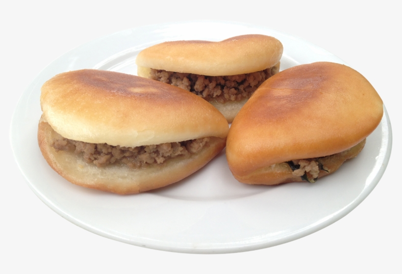 Chinese Sandwich Bun With Filling Small - Mince Bun, transparent png