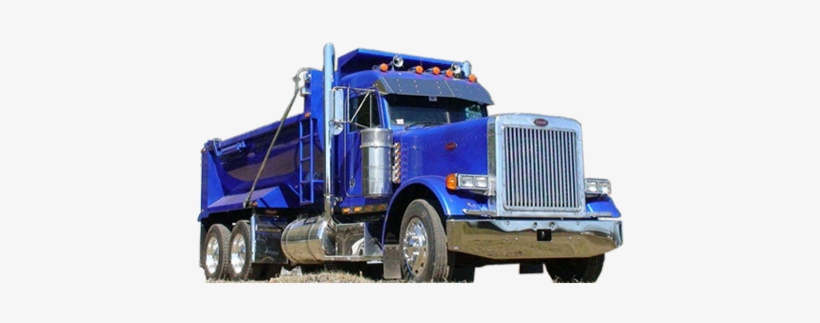 Services - Dump Truck Blue Png, transparent png