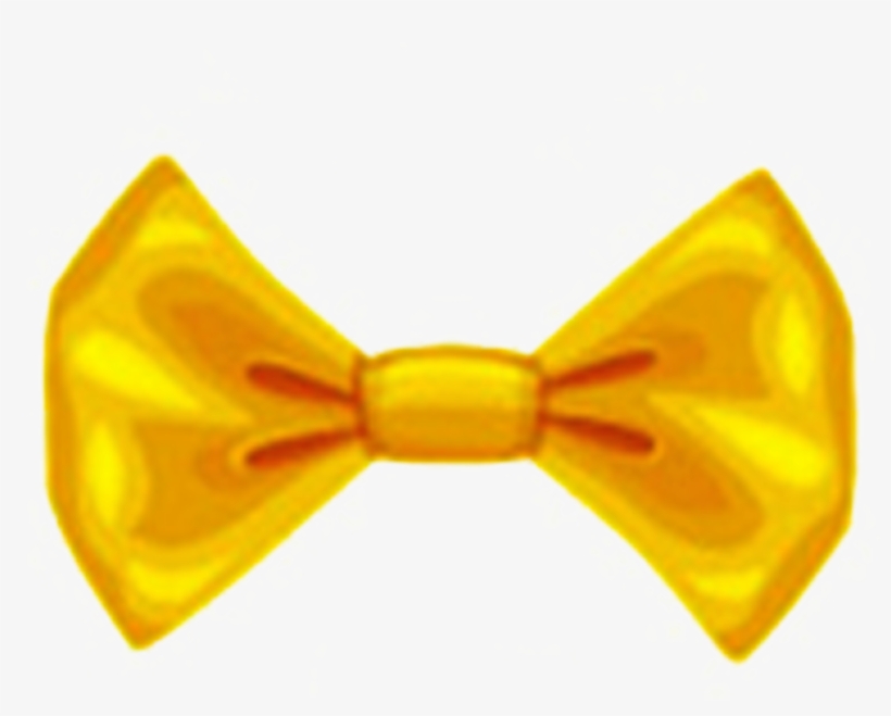 Bow Tie Butterfly Shoelace Knot - Moño De Corbata Dorado Png, transparent png