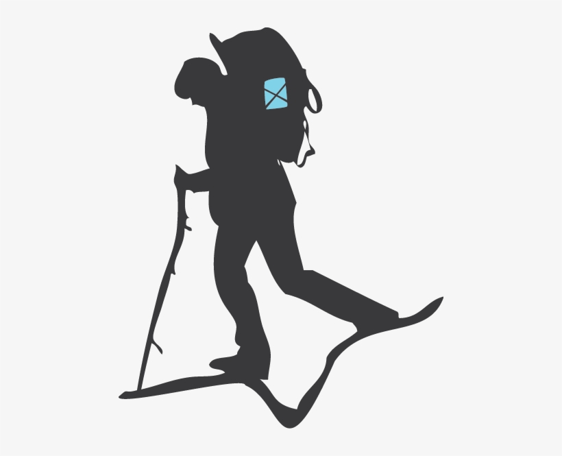 Hiking - Hike A Man Cartoon Png, transparent png