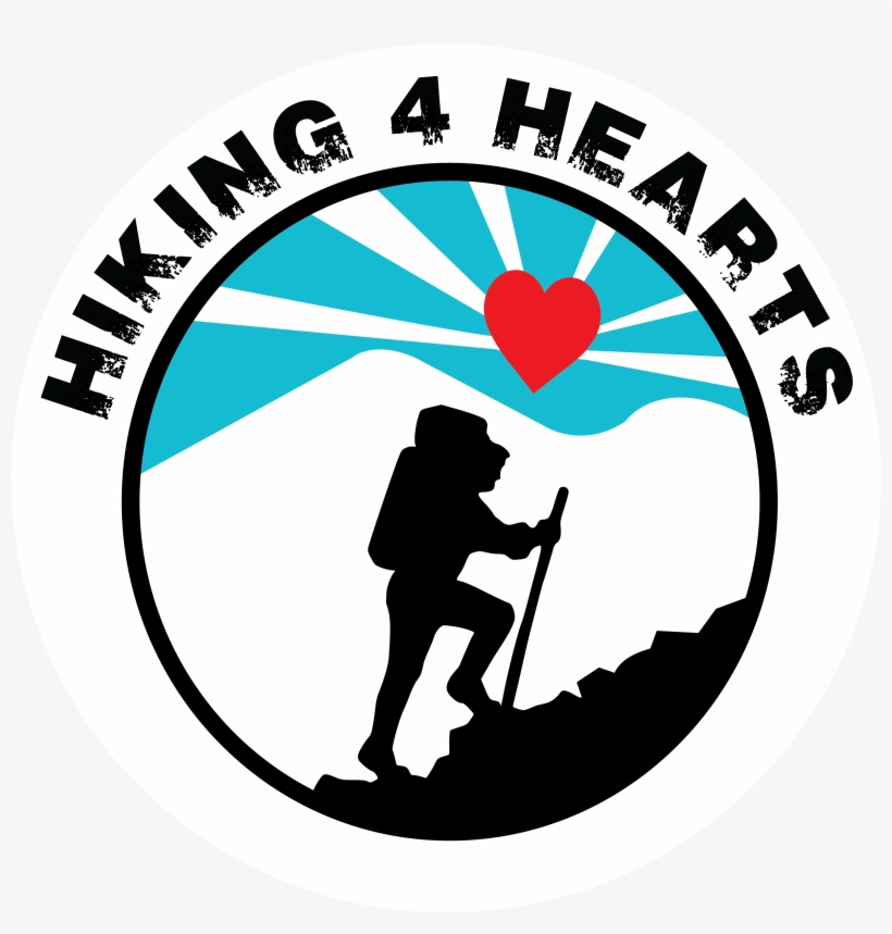 Official Hiking 4 Hearts Logo - Born To Hike Forced To Work Sticker, transparent png