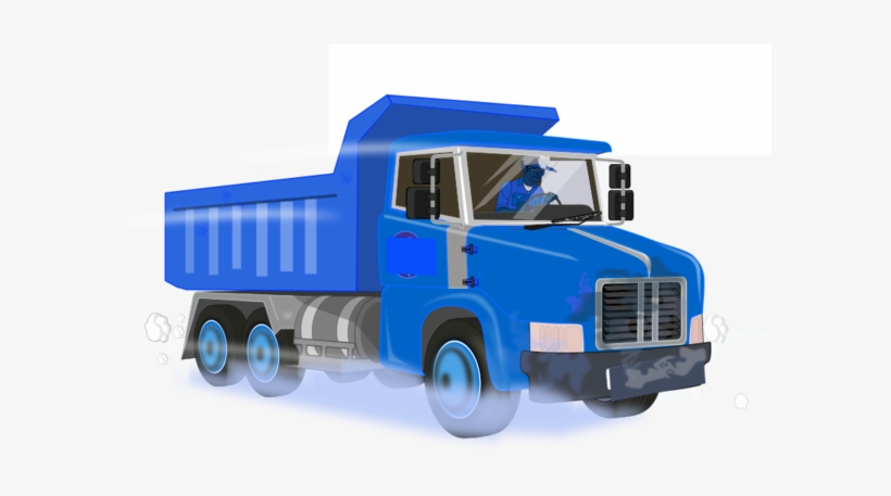 Blur Clipart Dump Truck - Camion De Construccion Png, transparent png