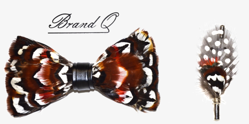 Feather Bow Ties - Monarch Butterfly, transparent png