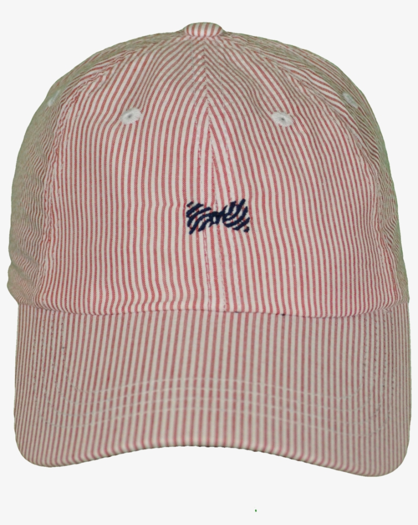 Red Seersucker With Navy Bowtie Hat Fraternity Collection Beanie