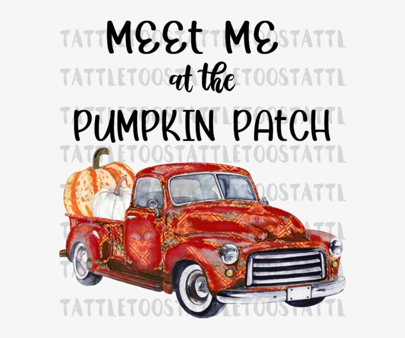 Fall Watercolor Truck, transparent png