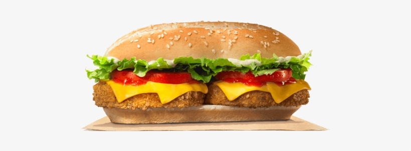 A Great Veggie Option - Cheese Chicken Grill Burger Png, transparent png