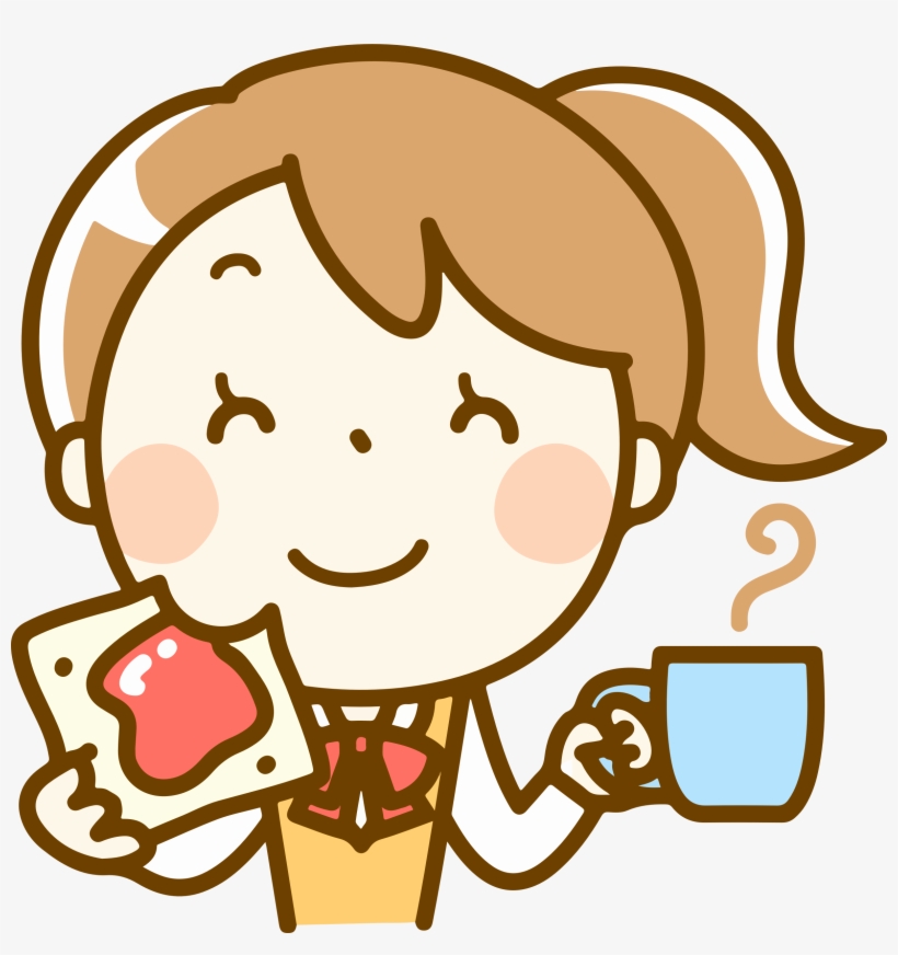 Eating Clipart Girl Eating - Girl Washing Dishes Clipart, transparent png