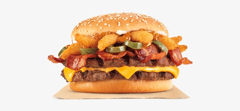 Our Angry King™ Sandwich Features Two ¼ Lb Savoury - Mechant King Burger King, transparent png