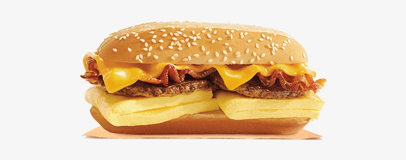 Fully Loaded Breakfast Sandwich Burger King, transparent png
