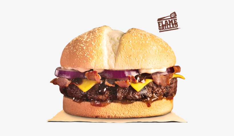 A Flame-grilled Beef Steakhouse Patty, Sliced Red Onions, - Steakhouse Bbq Burger King, transparent png