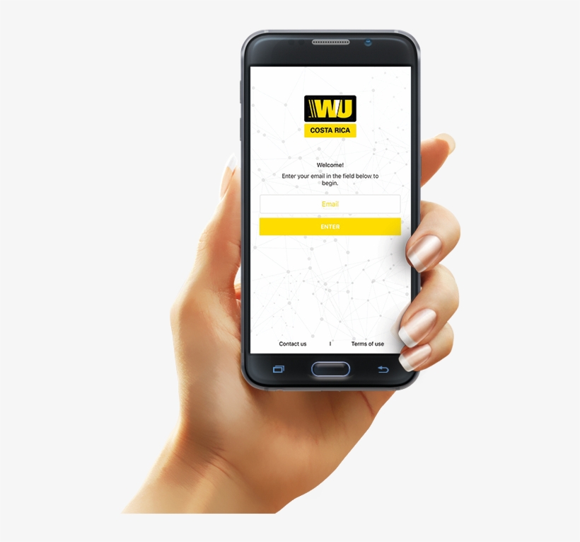 Wu App - Android Phone In Hand Png, transparent png