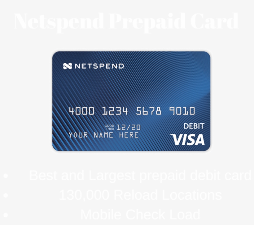 Netspend Prepaid Card Netspend 1024x850 PNG Download PNGkit