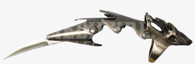 Item - Skull Finger Claw Ring W/ Blade, transparent png