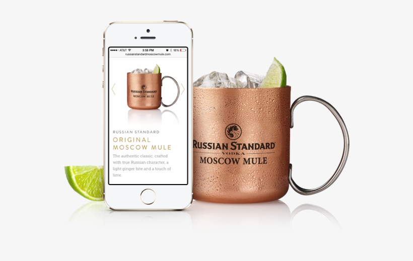 Russian Standard Vodka Wanted To Increase Engagement - Russian Standard Cocktail Mule, transparent png