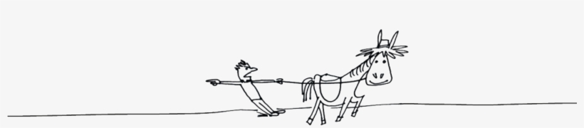 Stubborn Mule Cartoon - Mule Stubborn, transparent png