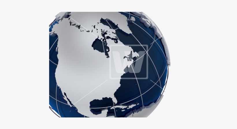 3d Globe Png - Rivers Of North America, transparent png