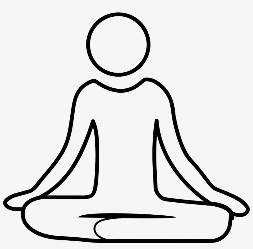 Meditation Yoga Posture Comments - Icone Meditação, transparent png