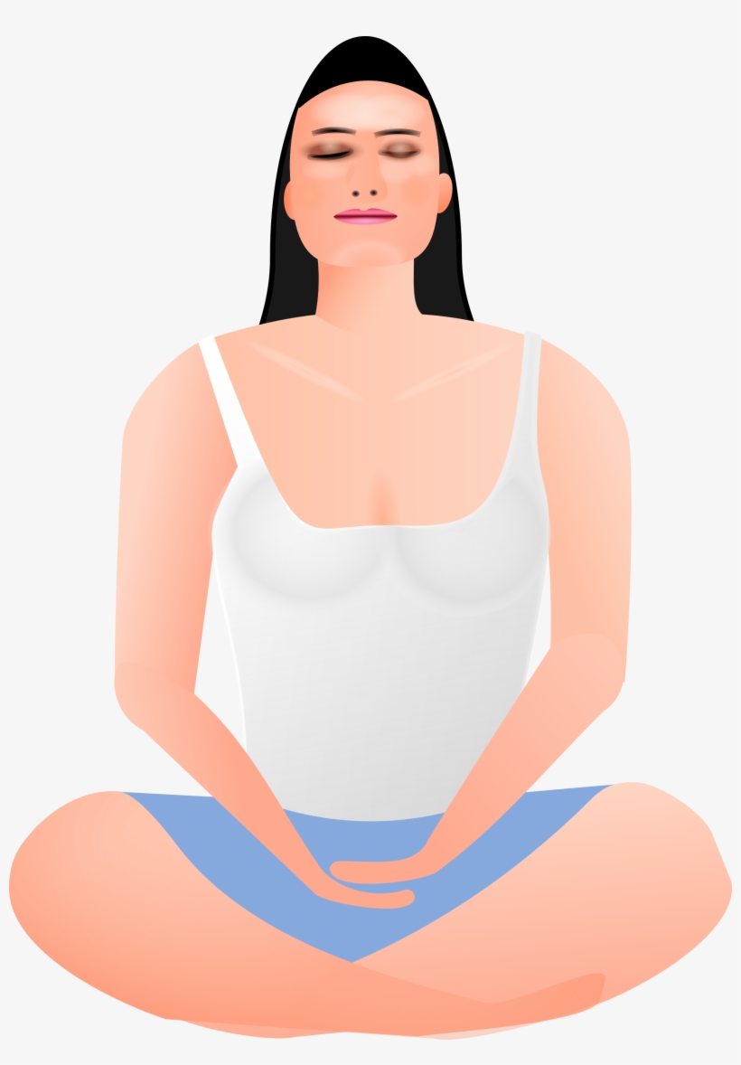 This Free Icons Png Design Of Lady In Meditation, transparent png