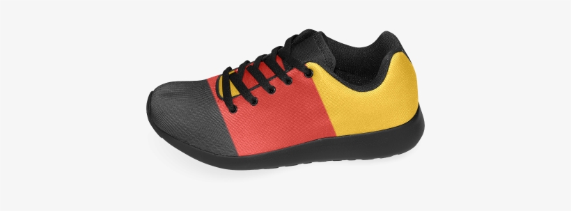 German Flag Colored Stripes Women's Running Shoes - German Shoes, transparent png