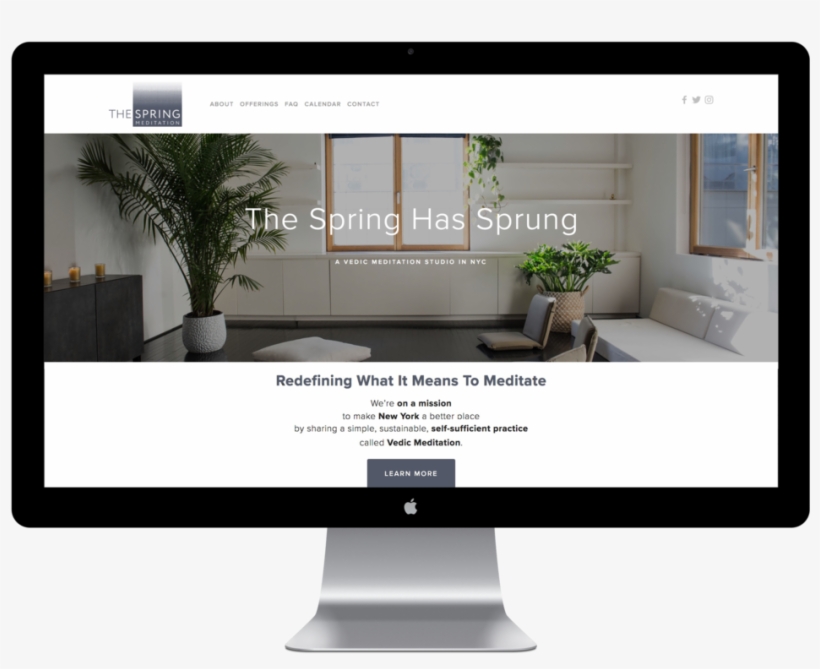 Devaworks Website Design The Spring Meditation - Mountain Home Montessori School, transparent png