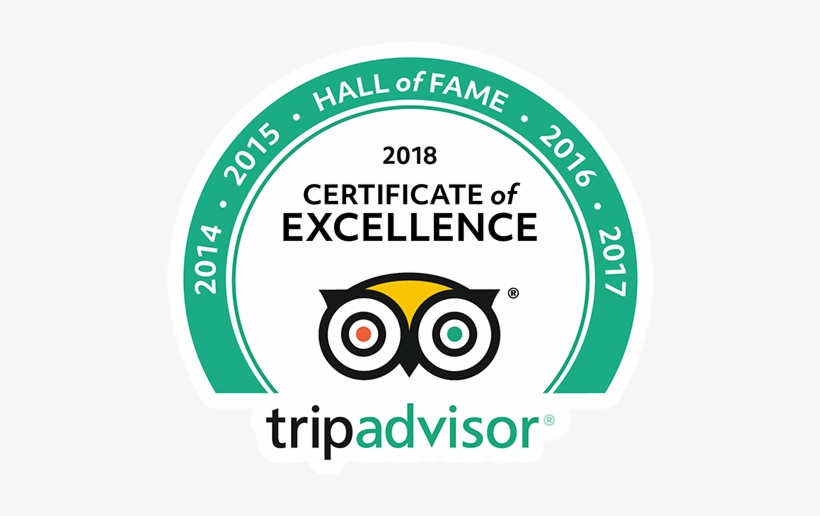 Trip Advisor Hall Of Fame - Tripadvisor Certificate Of Excellence Hall Of Fame, transparent png