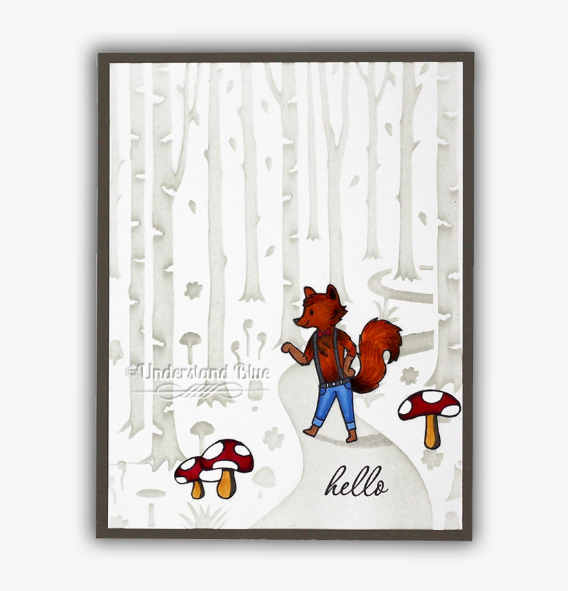 Into The Woods Card By Understand Blue - Cartoon, transparent png