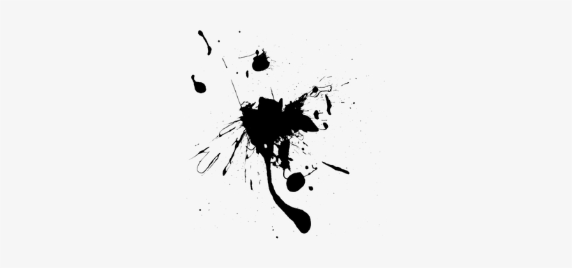 Paint Splatter Splash Ink Drop Splatt - Splatter Drip Png, transparent png