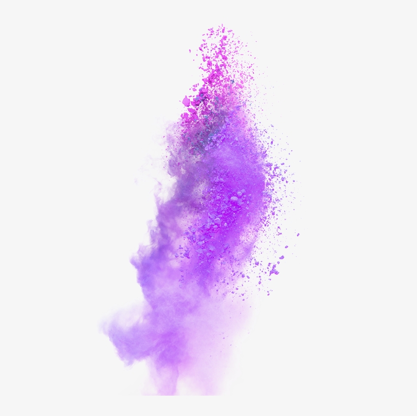 Report Abuse - Purple Powder Explosion Png, transparent png