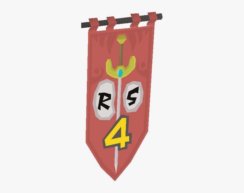 Osrs 4th Birthday Banner - Illustration, transparent png