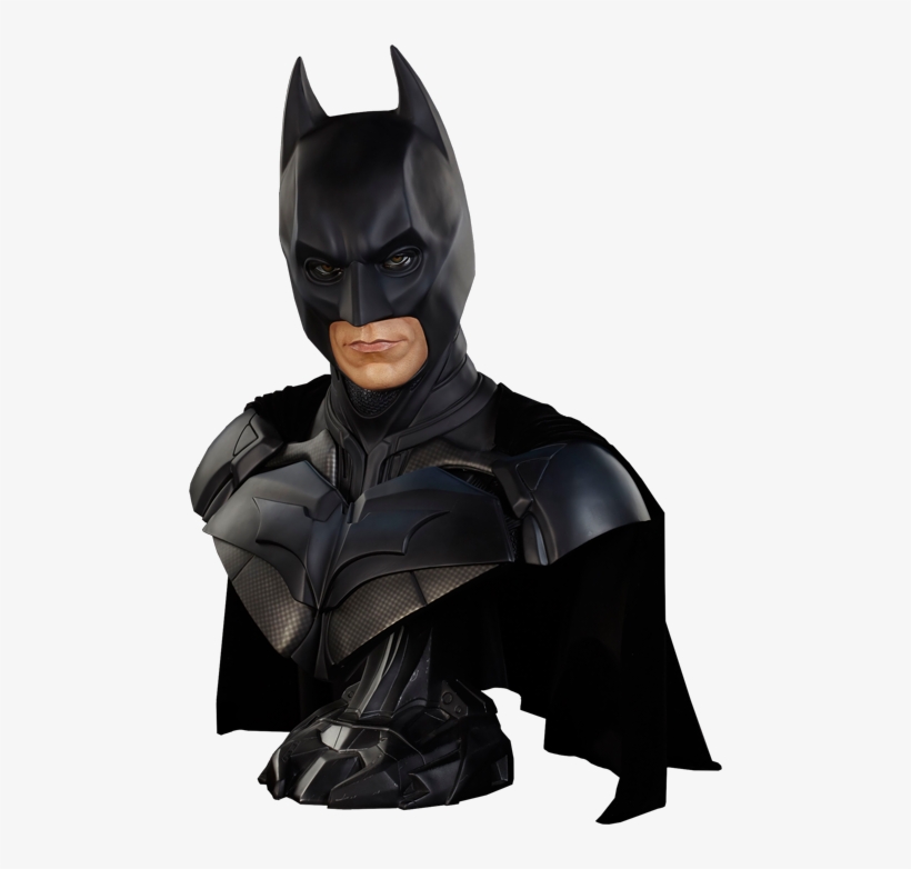 Dc Comics Batman The Dark Knight Life-size Bust By - Batman The Dark Knight Life-size Batman Bust, transparent png