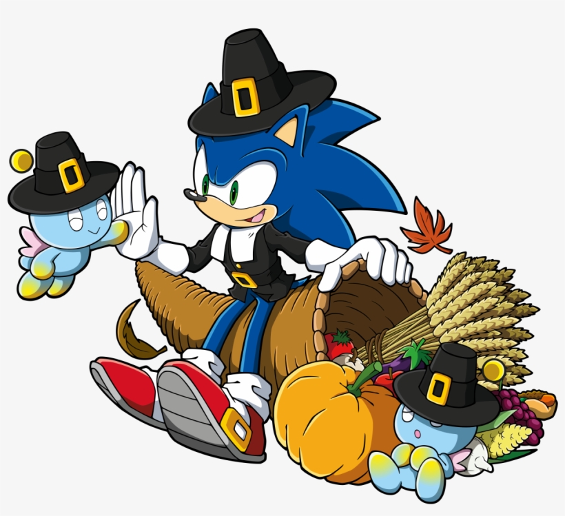 Thanksgiving Sonic - Sonic The Hedgehog Thanksgiving, transparent png