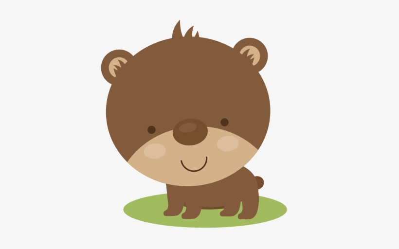 Cute Bear Svg Scrapbook File Bear Svg File Cute Bear - Woodland Bear Clipart, transparent png