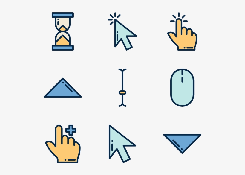 Icons Free Vector Cursors - Different Type Of Cursor - 600x564 PNG ...