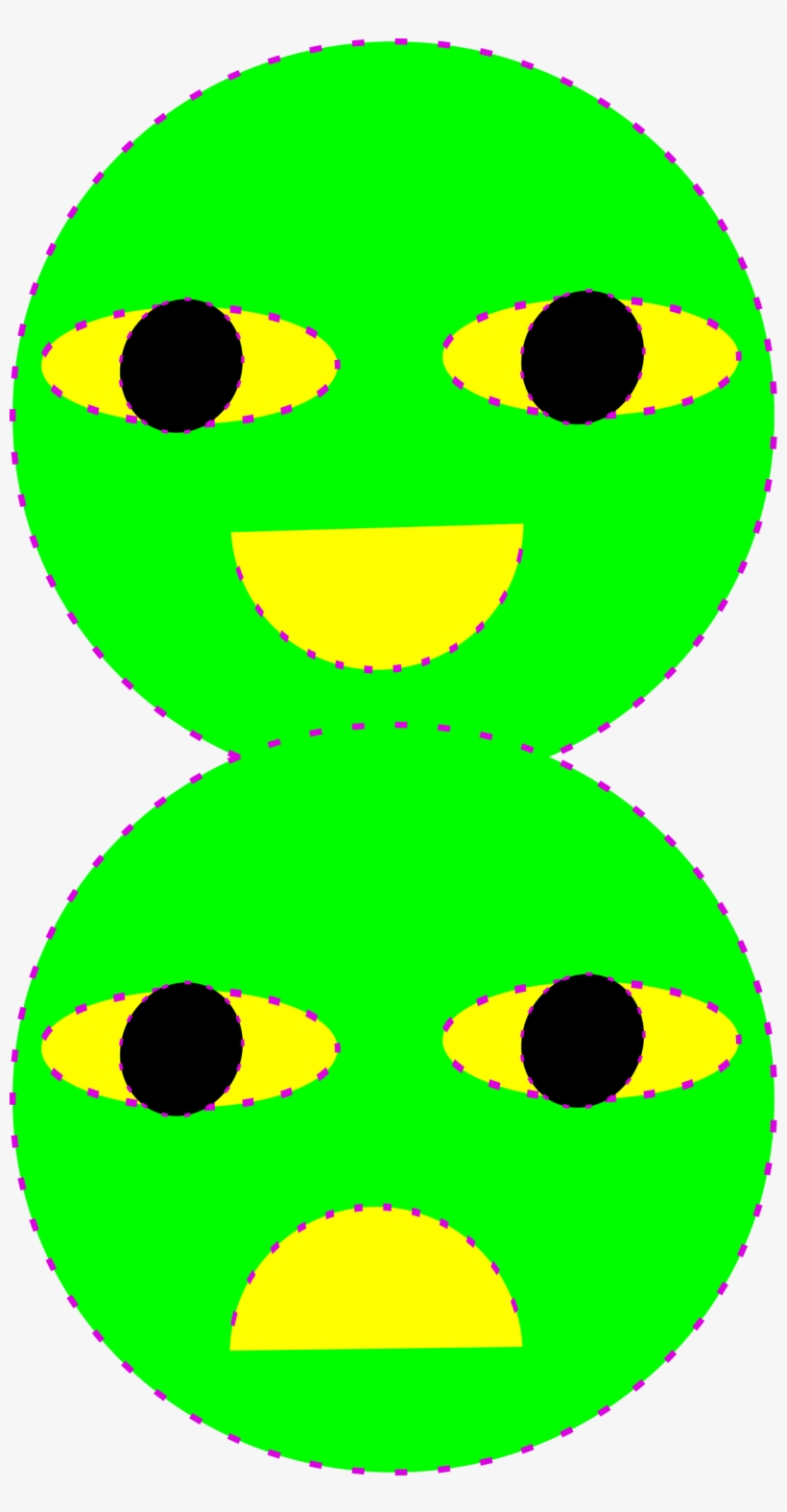 This Free Icons Png Design Of Happy Vs Sad, transparent png