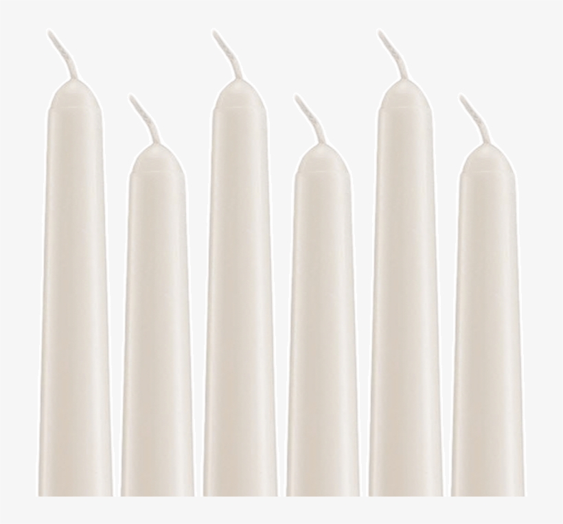 Unscented Ivory Dripless Taper Candles - Dripless Taper Candles, transparent png
