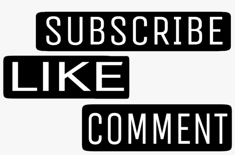 Youtube Subscribelikecomment Subscribe Like Comment - Youtube, transparent png