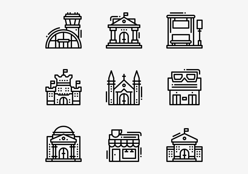 Buildings - Types Of Houses Clipart, transparent png
