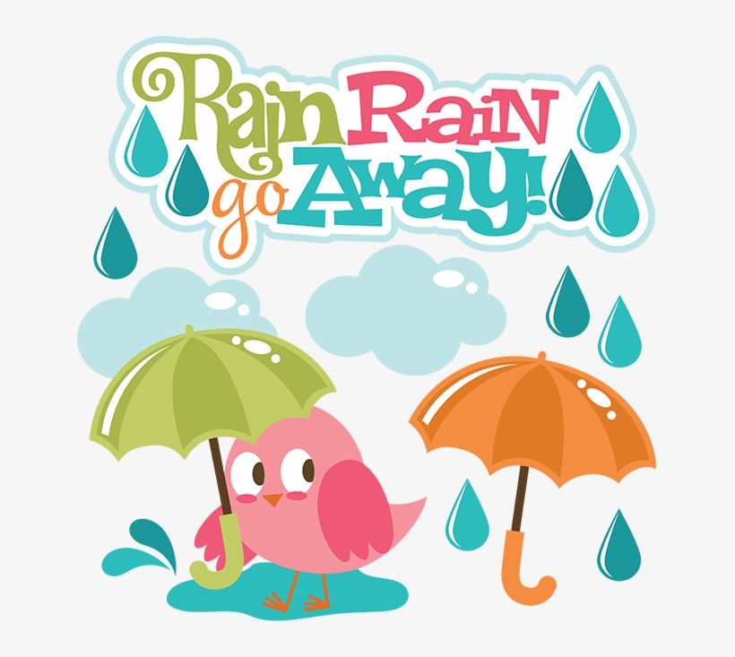 Rain Rain Go Away Svg Scrapbook Collection Svg Files - Rain Rain Go Away, transparent png