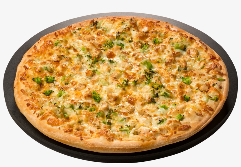 Chicken Alfredo Pizza Png, transparent png