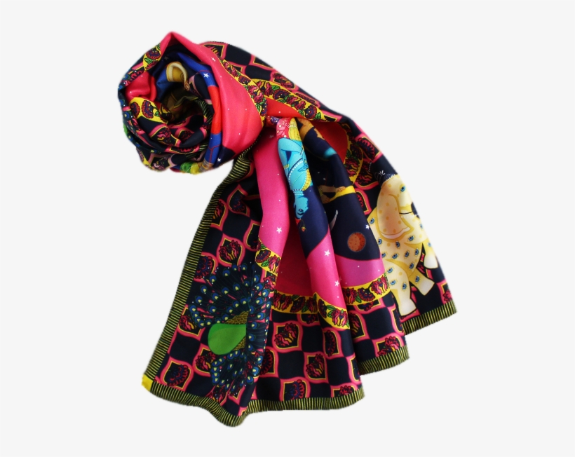 Red Reflects Love And Fertility, Blue Is The Colour - Silk, transparent png